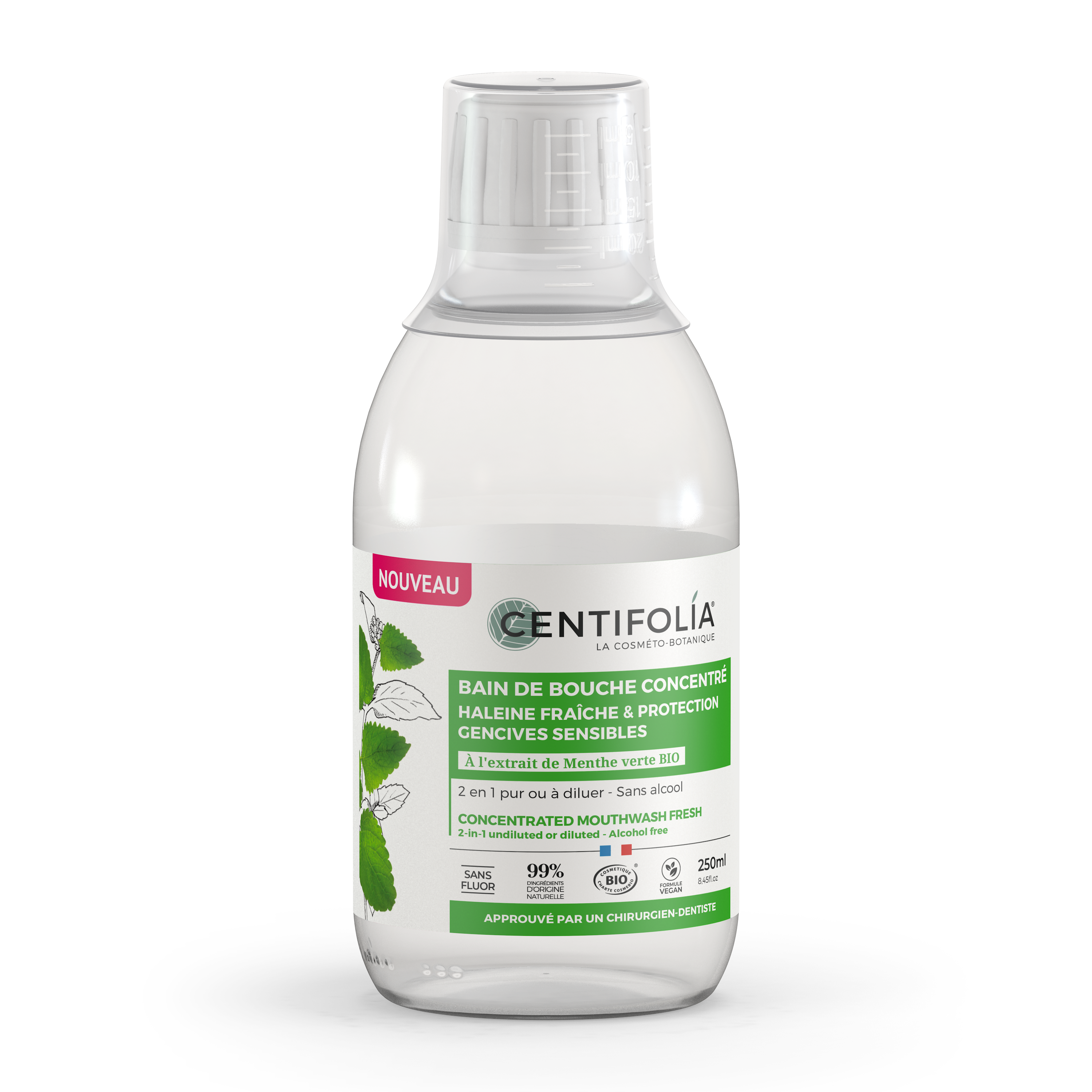 清新濃縮漱口水 有機留蘭香 250 ml