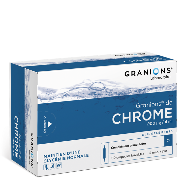Granions 微量元素鉻 200 µg 口服液體安瓶 30支