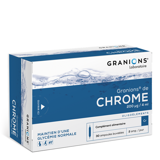 Granions 微量元素鉻 200 µg 口服液體安瓶 30支