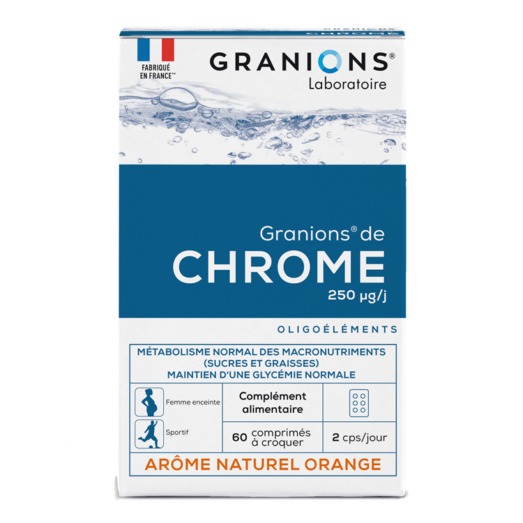 Granions 微量元素鉻250 µg咀嚼片 (3入)