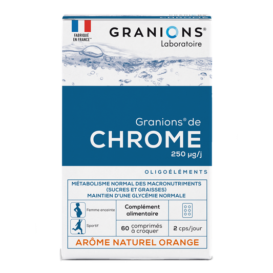 Granions 微量元素鉻250 µg咀嚼片